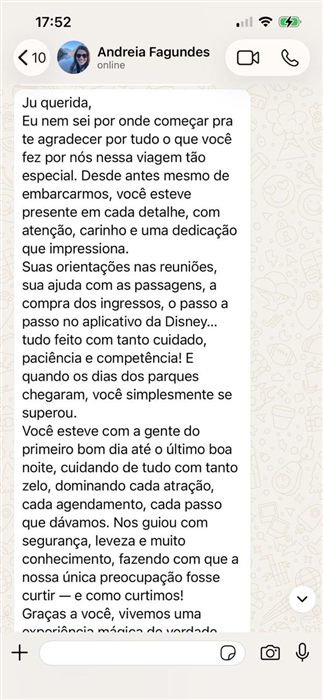 Depoimento de Andreia Fagundes (parte 1)