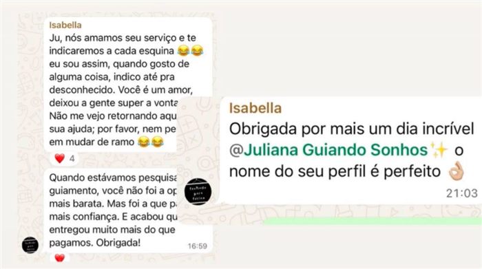Depoimento de Isabella